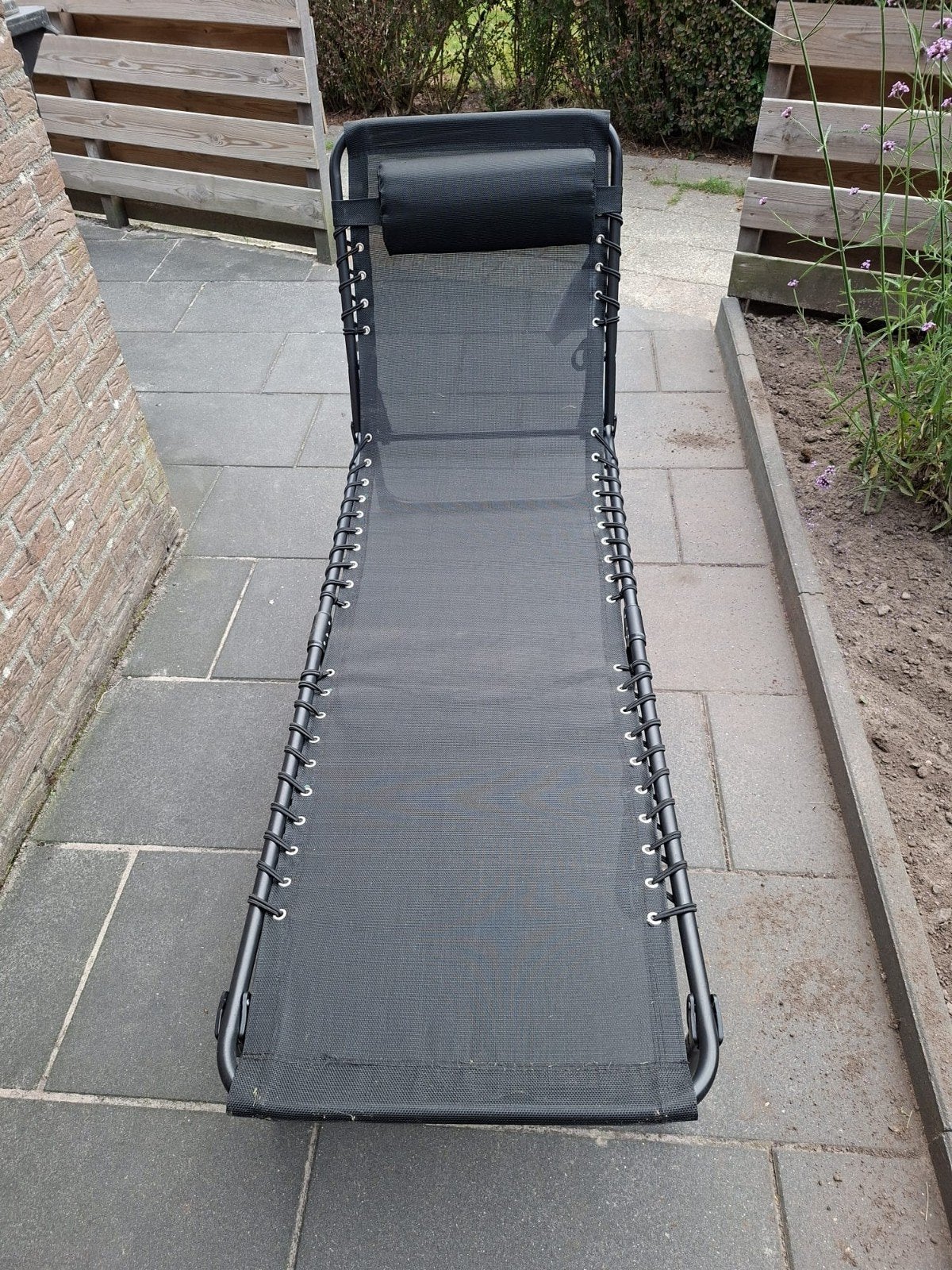 Mooie ligstoel., Ophalen, Zo goed als nieuw, Aluminium, Verstelbaar