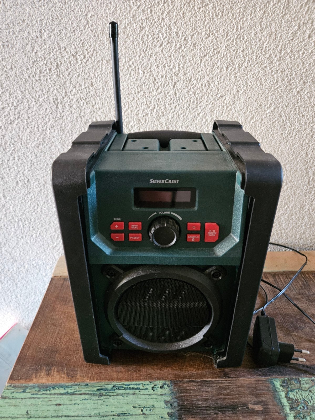 Silvercrest Bouwradio - Robuust en Draagbaar, Ophalen of Verzenden, Gebruikt, Bouwradio
