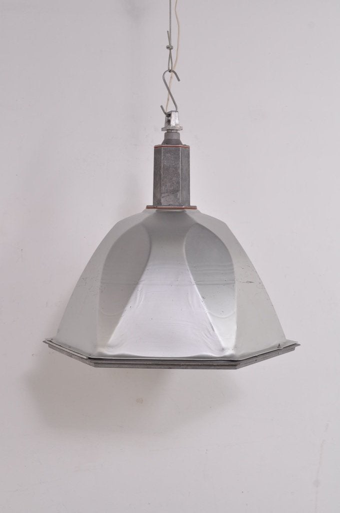 Industriële aluminium fabriekslamp hanglamp lamp, Huis en Inrichting, Ophalen of Verzenden, Gebruikt