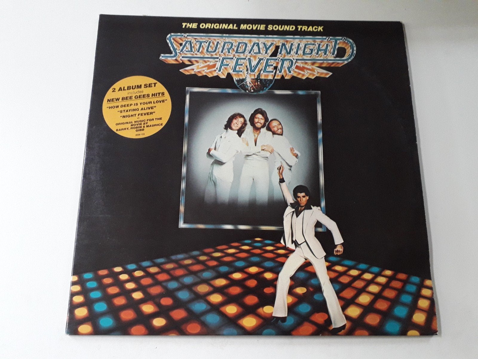 Dubbel Lp vinyl   Bee Gees - Saturday Night Fever, Ophalen of Verzenden, Gebruikt, 12 inch