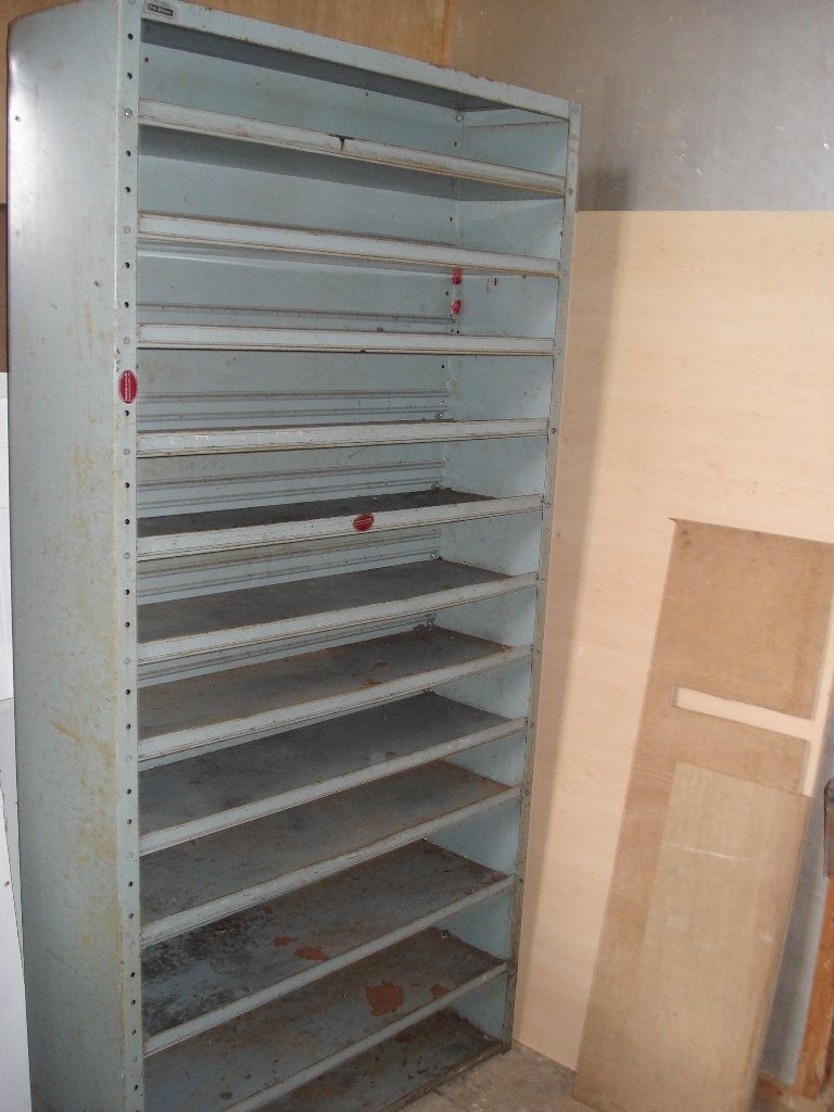 vakkenkast gereedschap  onderdelen kast 197 x 100 x  30  Cm, Ophalen, Gebruikt, Gereedschapsopslag, Overige merken