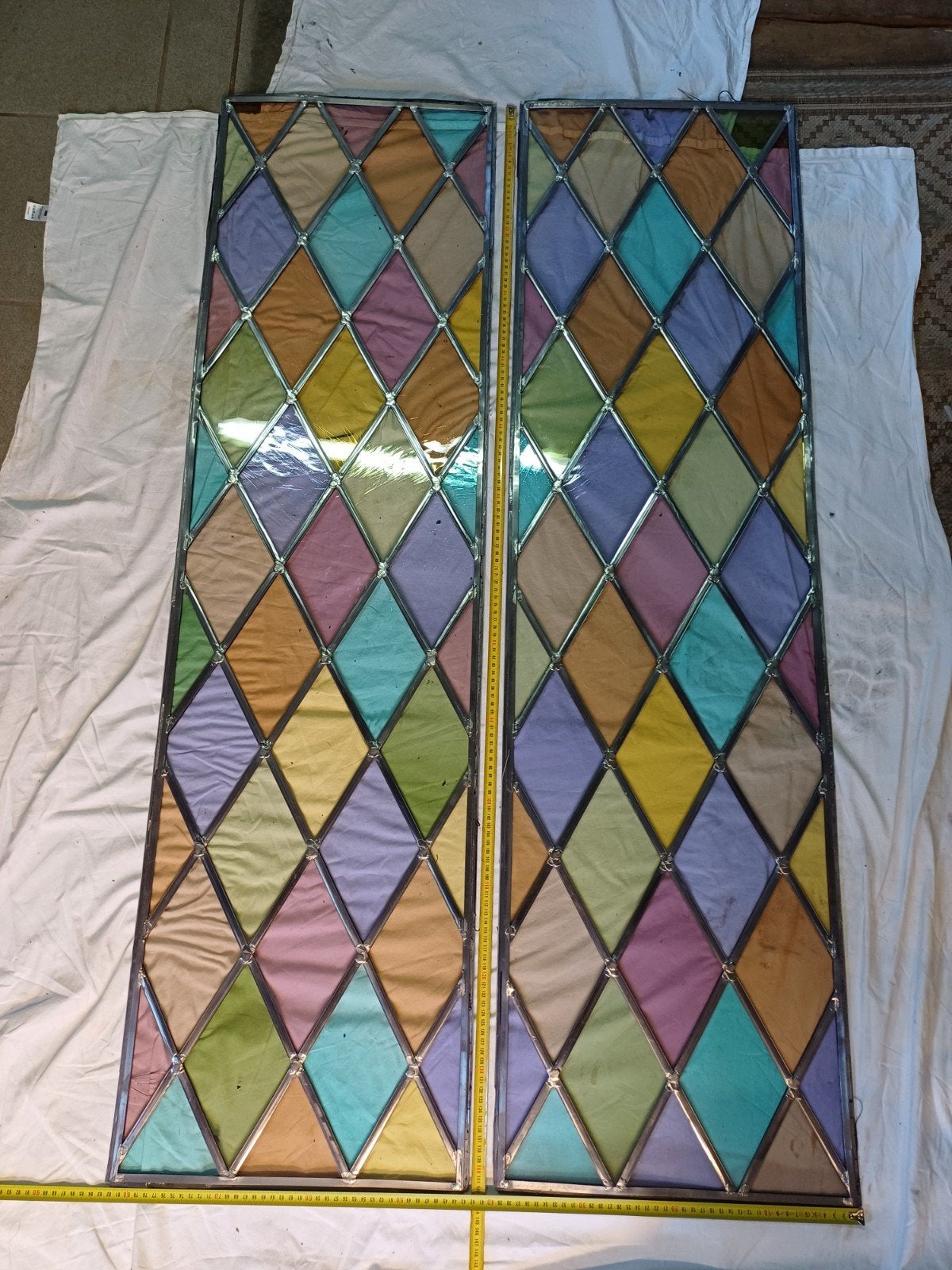glas in lood, Ophalen, Gebruikt, Minder dan 80 cm, Minder dan 80 cm