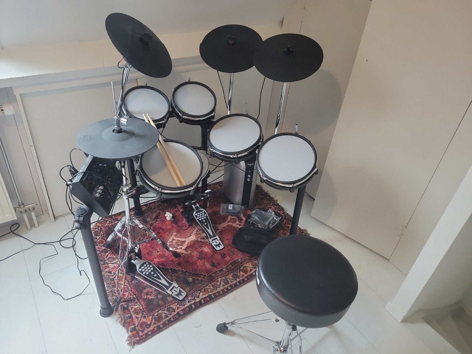 Millenium MPS-850 E-Drumstel met Roland PM-03 monitor, Ophalen, Nieuw, Overige merken, Elektronisch