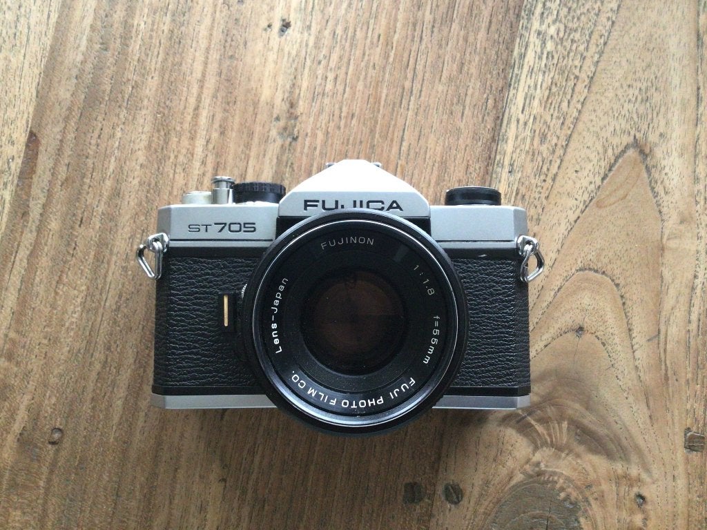 Fujica ST 705 KB spiegelreflex camera, Verzenden, Gebruikt, Spiegelreflex, Overige Merken
