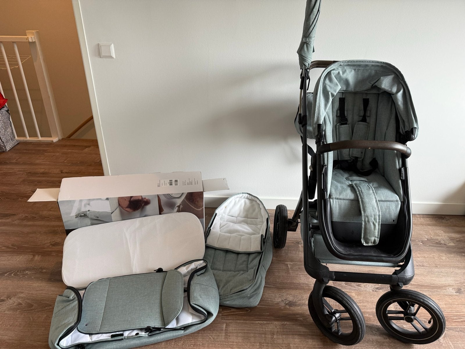 Complete Dubatti kinderwagen, Kinderen en Baby's, Gebruikt, Combiwagen, Met reiswieg, Ophalen
