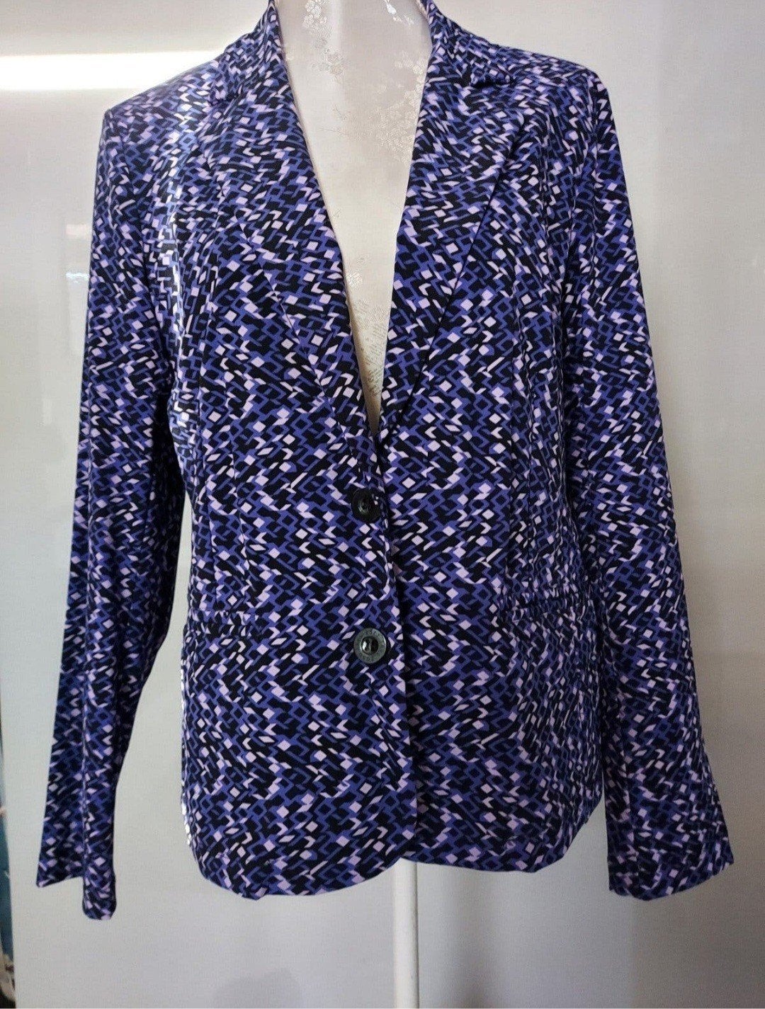 paarse travelstof blazer van ZOSO maat xxl, Kleding | Dames, Paars, Maat 42/44 (L), Ophalen of Verzenden, Zo goed als nieuw