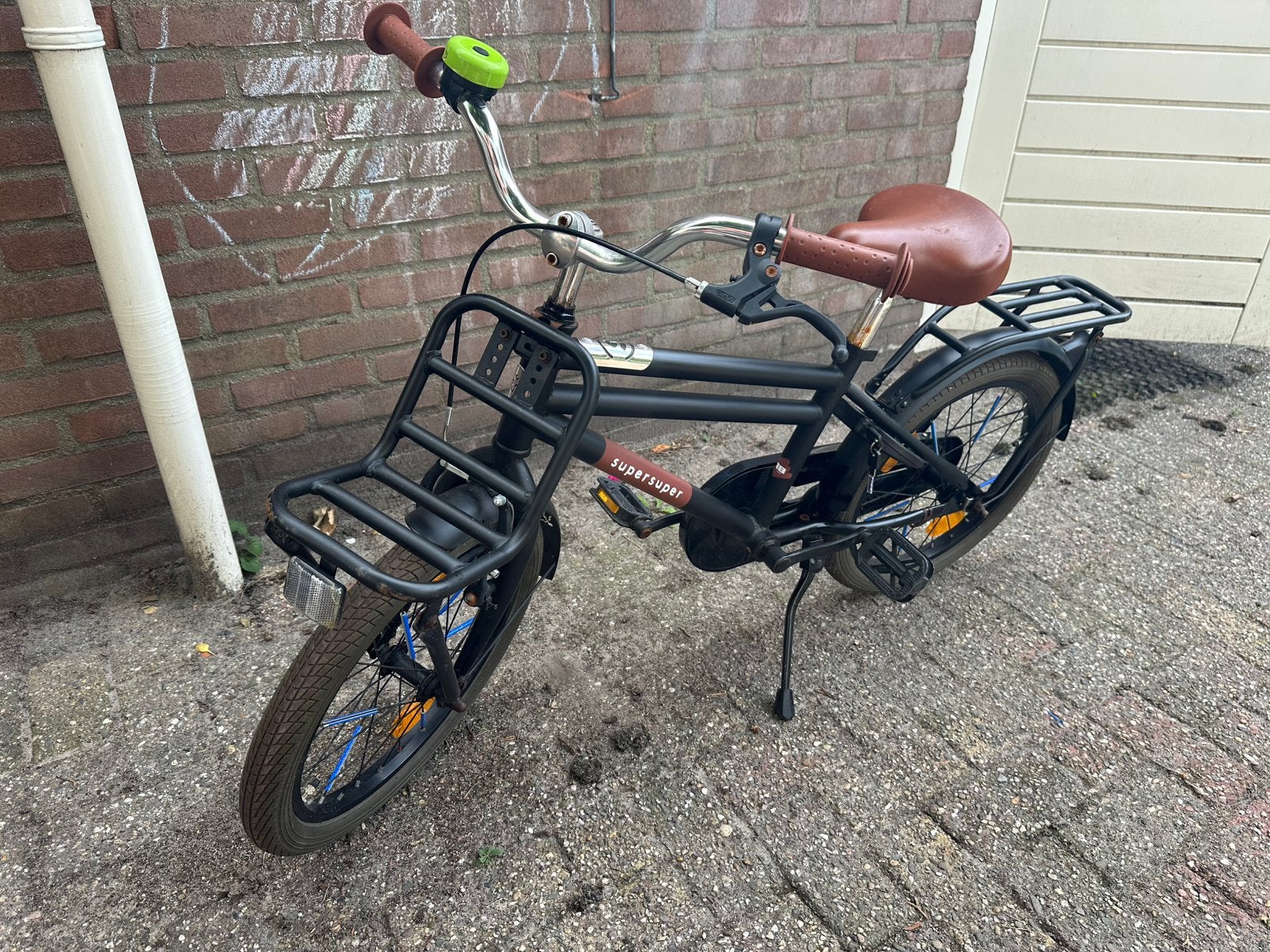 Supersuper kinderfiets 18”, Ophalen, Terugtraprem, Gebruikt, Handrem