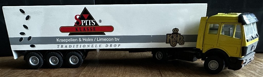 Lion Toys Mercedes Vrachtwagen - Spits Klasse Drop K&H 1:50, Ophalen, Gebruikt, Bus of Vrachtwagen, Lion Toys
