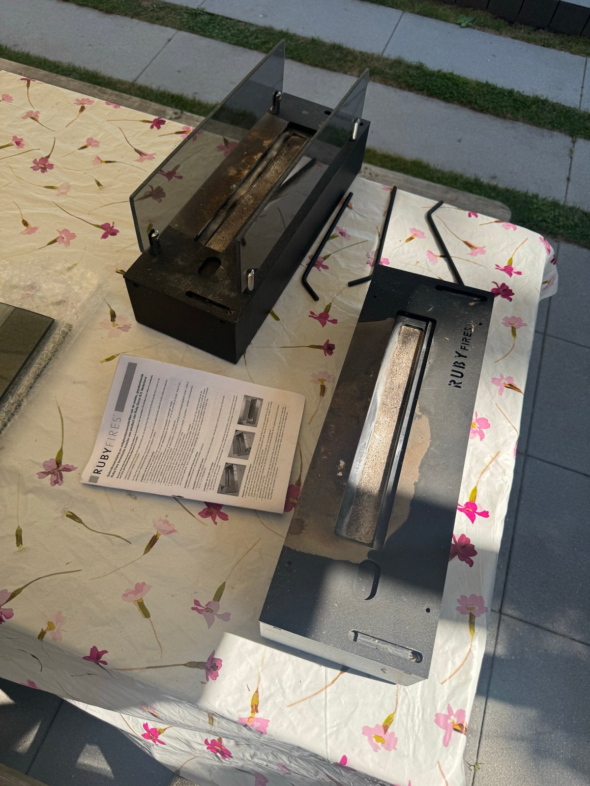 Ruby Fires Biobrander 2 stuks Mini 4114B Zwart, Ophalen, Gebruikt, Vrijstaande haard, Overige soorten