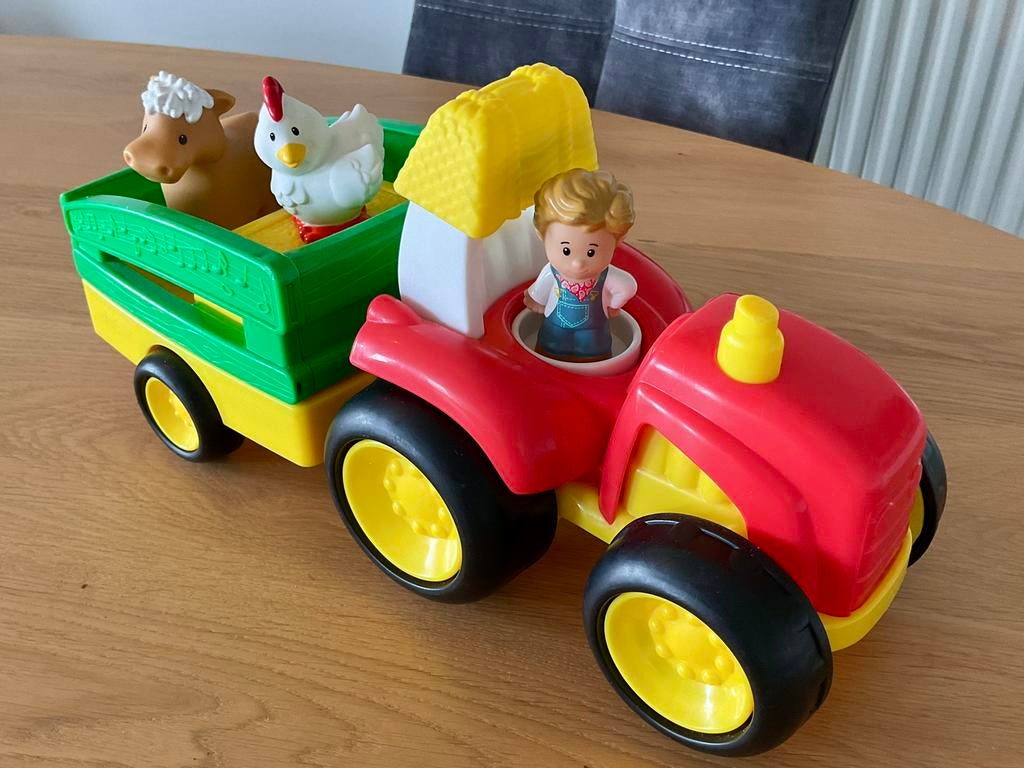 Little People : Tractor met geluid - compleet set, Kinderen en Baby's, Speelgoed | Fisher-Price, Ophalen of Verzenden, Zo goed als nieuw