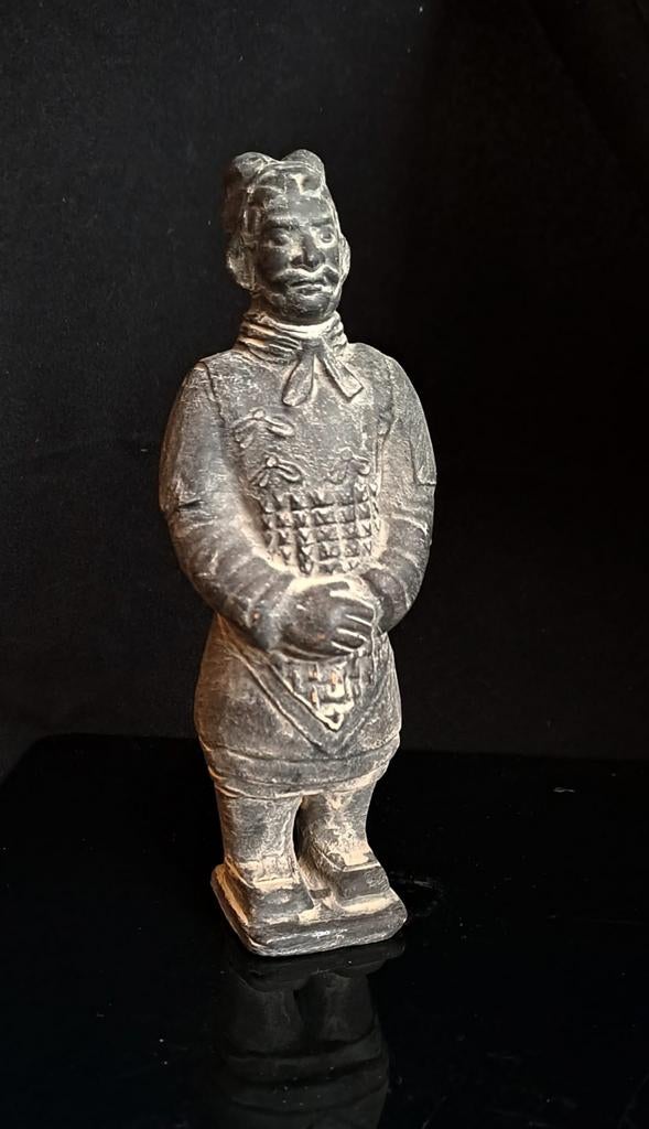Terracotta Leger Beeldje - Chinese Krijger, Verzamelen, Beelden en Beeldjes, Verzenden, Zo goed als nieuw