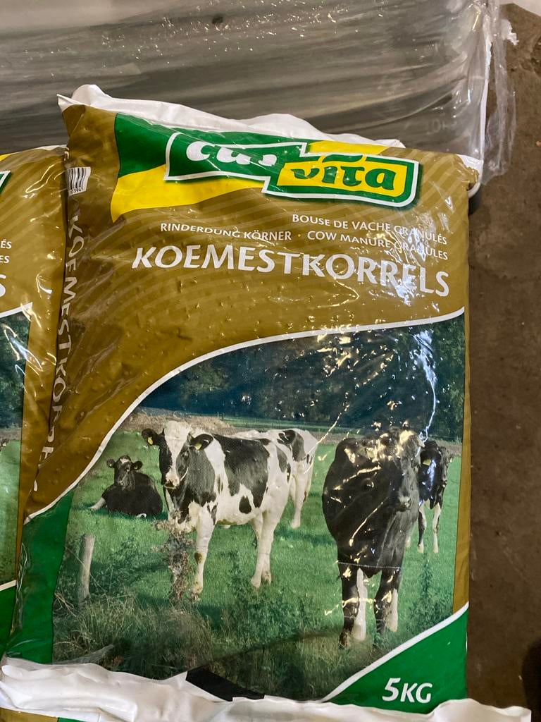 Culvita Koemestkorrels 5KG - Natuurlijke Bodemverbeteraar, Ophalen, Koemestkorrels