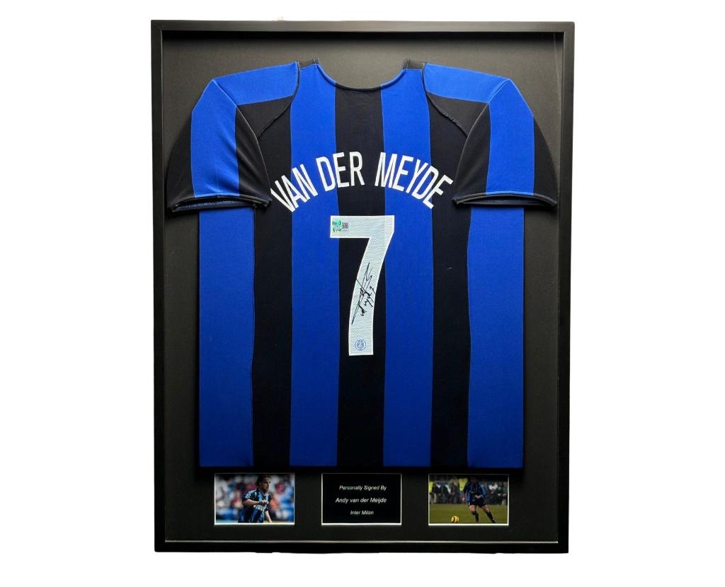 Andy van der Meijde Inter Milan ingelijst 04/05 thuis shirt, Verzamelen, Sportartikelen en Voetbal, Nieuw, Shirt, Buitenlandse clubs