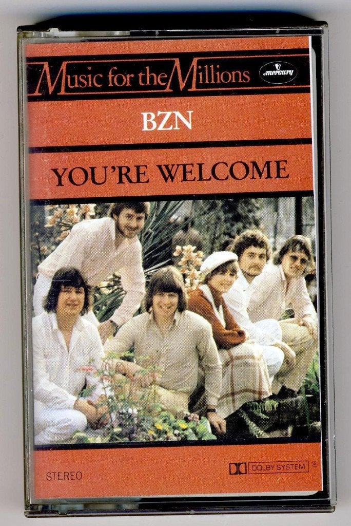 BZN - You're welcome, Cd's en Dvd's, Cassettebandjes, Ophalen, Gebruikt, Pop, 1 bandje