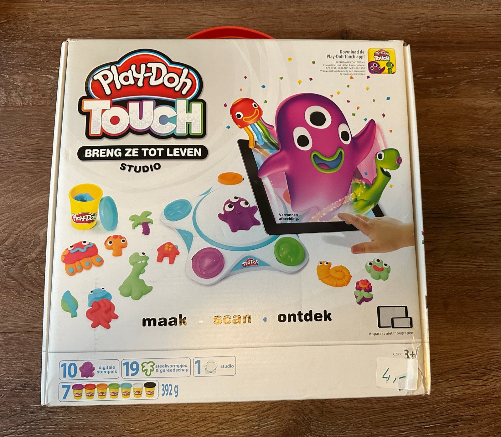 Play-Doh Touch Studio - Breng je creaties tot leven!, Ophalen of Verzenden, Gebruikt, Knutselen