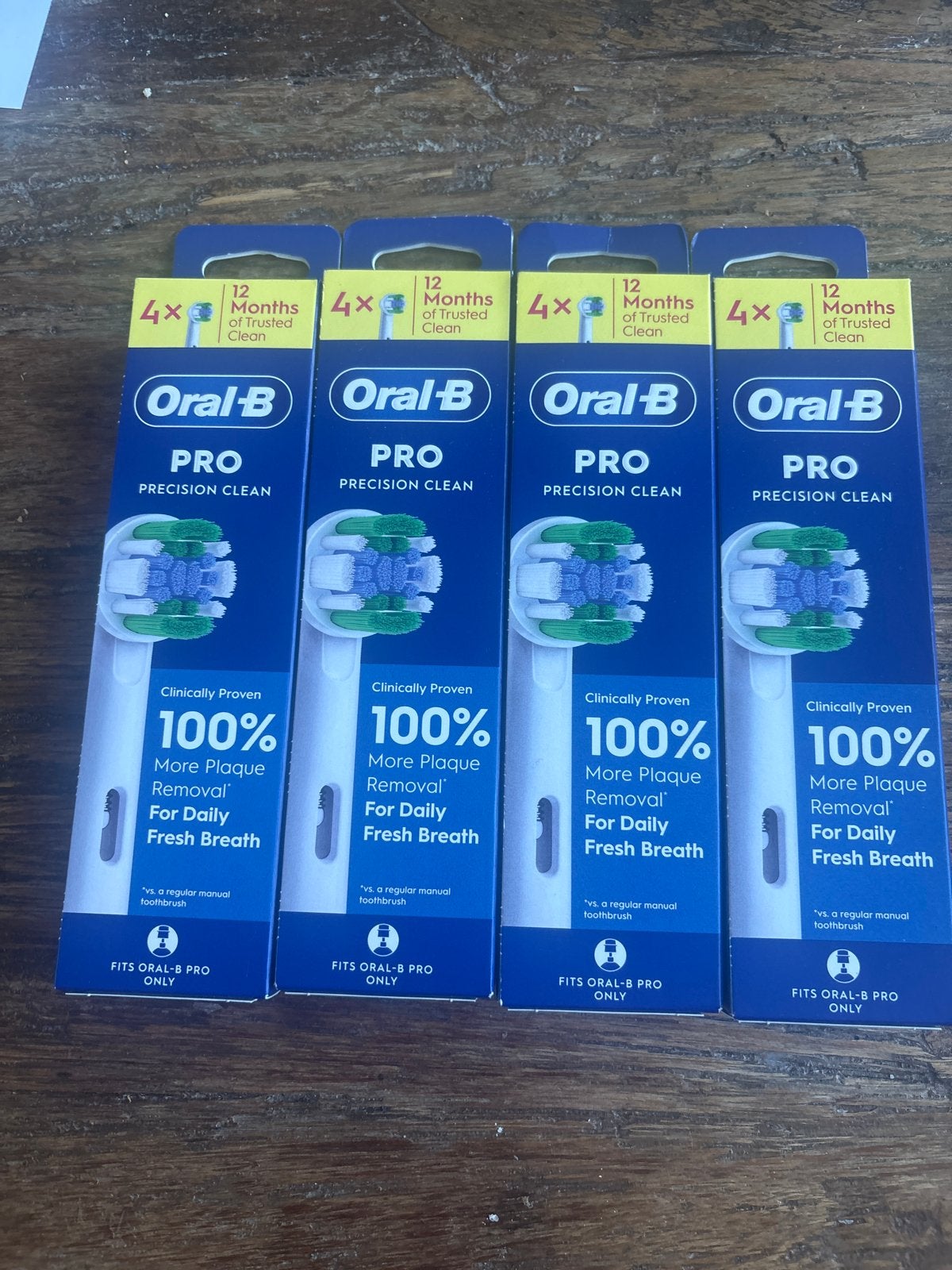 Oral-B PRO Precision Clean opzetborstels (4x4 stuks), Ophalen of Verzenden, Nieuw, Mondverzorging