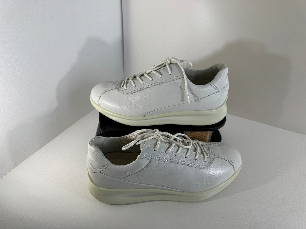 ecco aquet lage sneakers wit dames maat 37, Ecco, Wit, Ophalen of Verzenden, Sneakers of Gympen