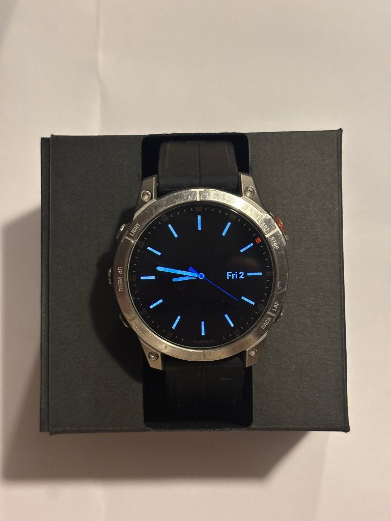 Garmin Epix 2 – AMOLED GPS Smartwatch + 5 extra bandjes, Gebruikt, Stappen, Garmin, Ophalen of Verzenden