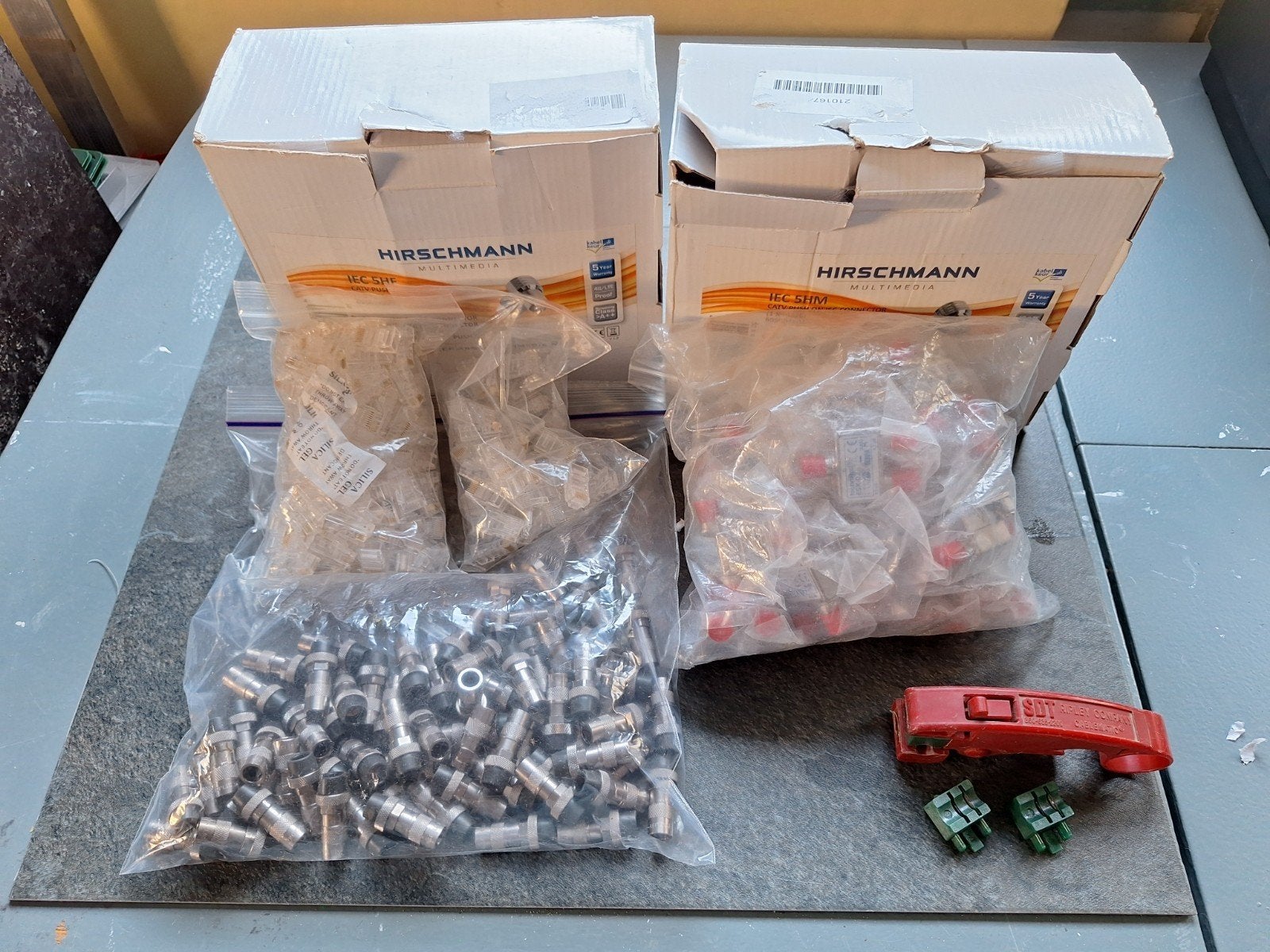 Diverse telecom connectoren, UTP kabel Cat6A en Cat7, Ophalen of Verzenden, Nieuw