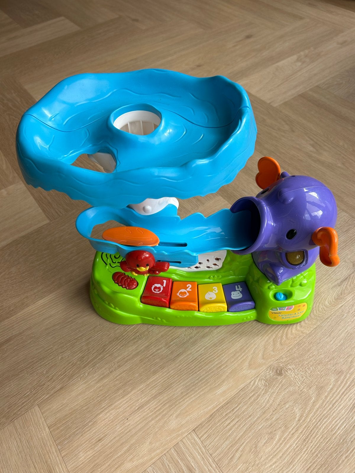 VTech Lanceer & Leer Ballenbaan met geluid en licht, Ophalen of Verzenden, Zo goed als nieuw, 6 maanden tot 2 jaar
