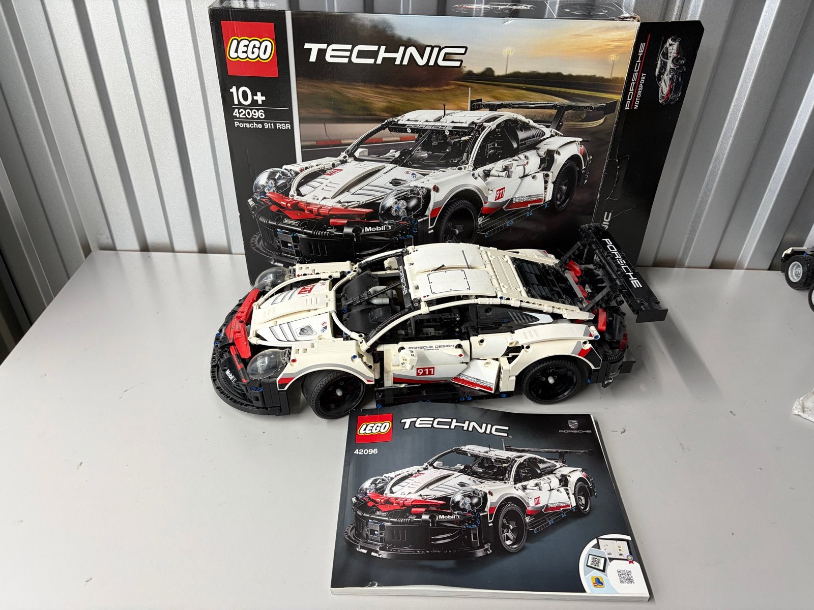Lego Technic 42096 Porsche 911 RSR - Zo goed als nieuw, Lego, Ophalen of Verzenden, Zo goed als nieuw, Complete set