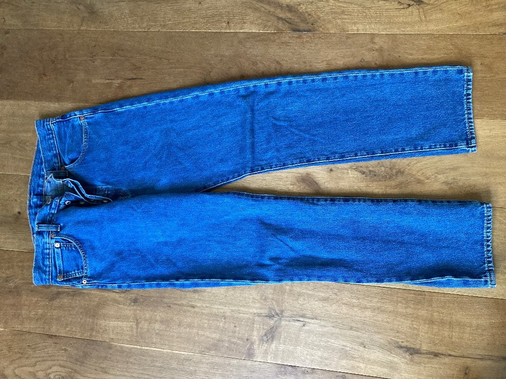 Levi's 501 Spijkerbroek W 32 L 32; Straight leg jeans, Levi's, Blauw, W32 (confectie 46) of kleiner, Ophalen of Verzenden