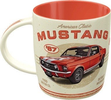 Ford Mustang GT 1967 reclame mok koffiebeker beker