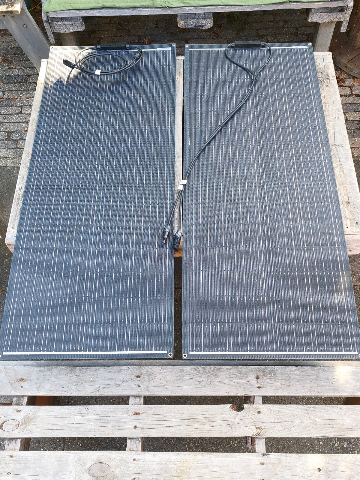 2x 100W flexibel zonnepaneel, Ophalen, Zo goed als nieuw