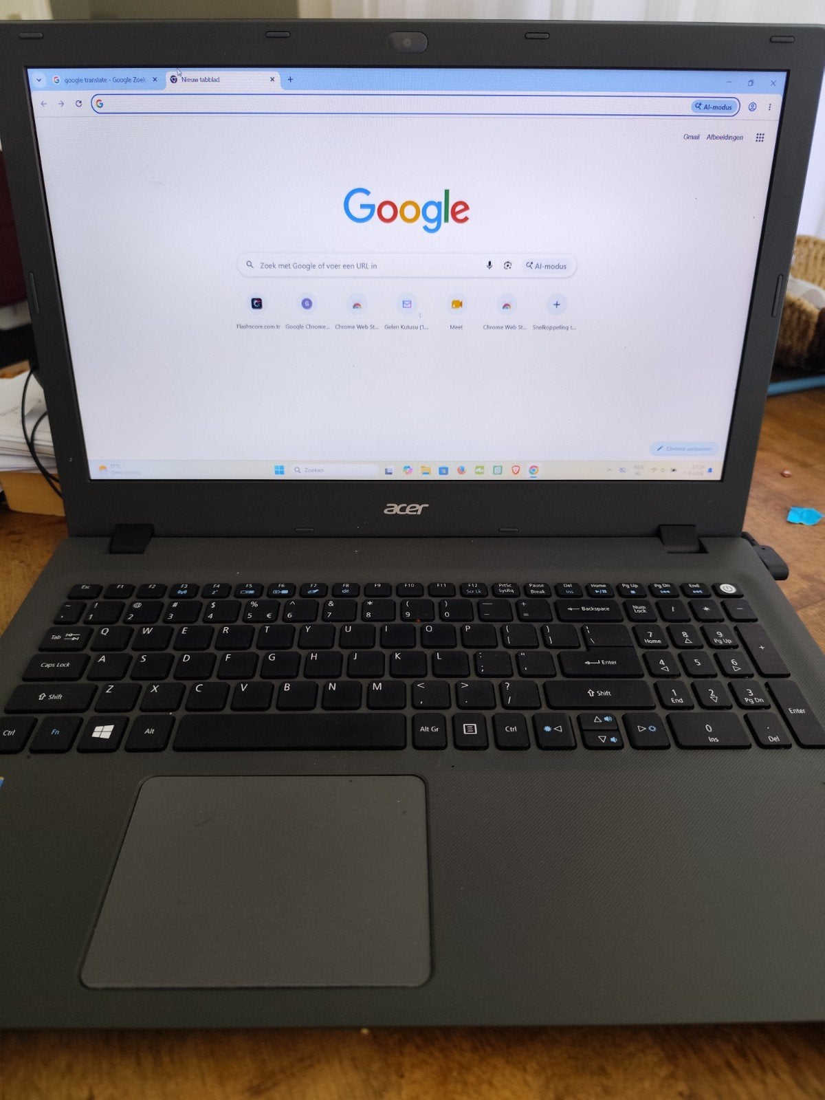 Acer laptop, Ophalen of Verzenden, 15 inch, 2 tot 3 Ghz