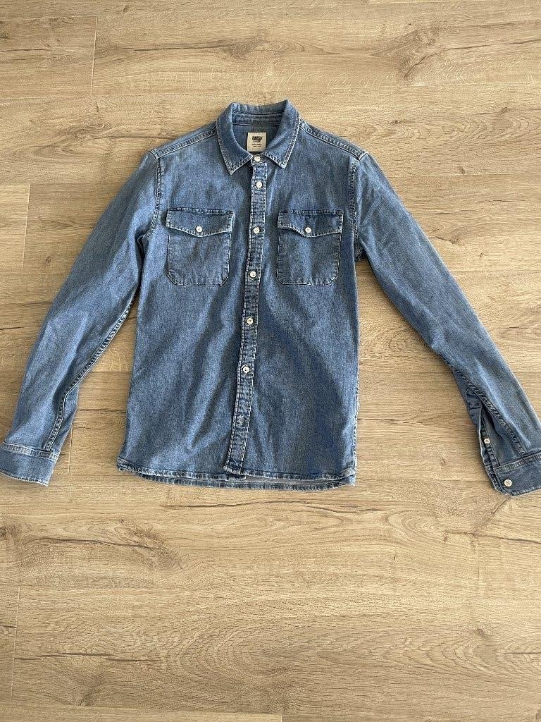 AMERICA TODAY Spijkerblouse mt XS - blauw - igs, Blauw, Halswijdte 38 (S) of kleiner, Ophalen of Verzenden, Zo goed als nieuw