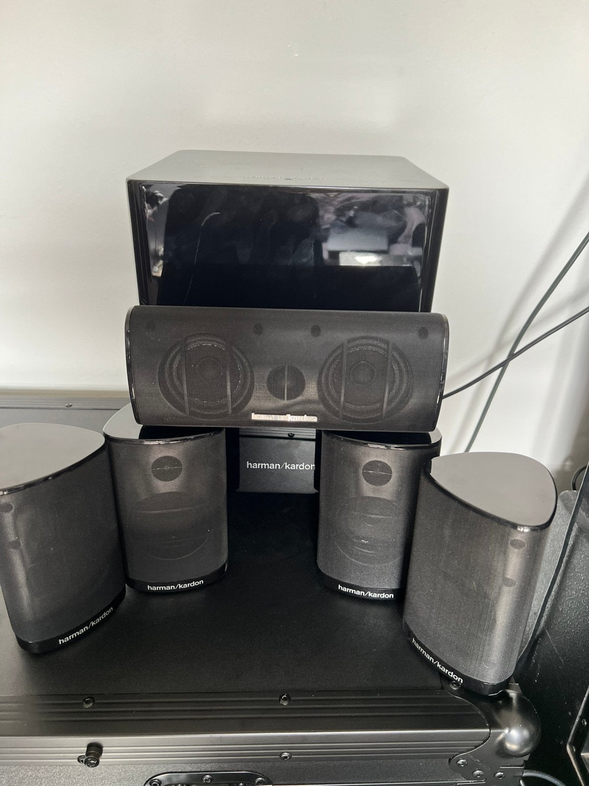 Harman kardon 5.1 speaker set, Subwoofer, Zo goed als nieuw, Harman Kardon, Ophalen