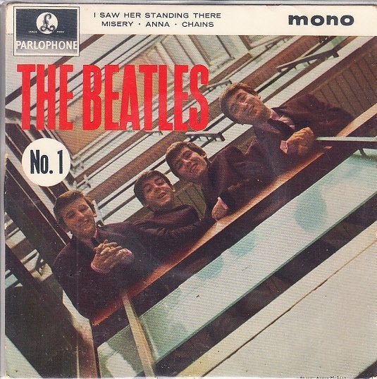the beatles (EP) - no.1 (1963 / UK), Cd's en Dvd's, Gebruikt, 7 inch, Ophalen of Verzenden, Fotohoes