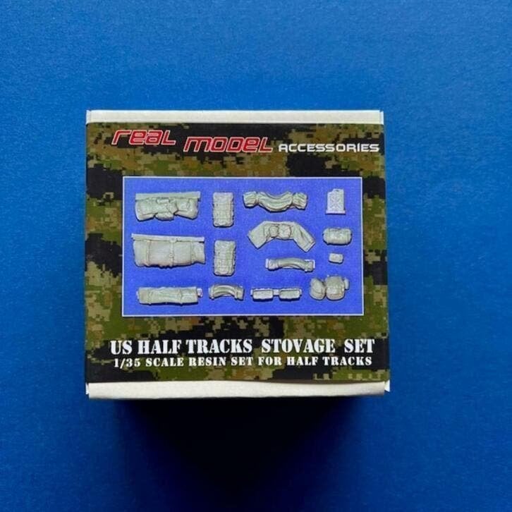 RealModel	35115	US Halftrack stowage set	1/35, Overige merken, Verzenden, 1:32 tot 1:50, Overige typen