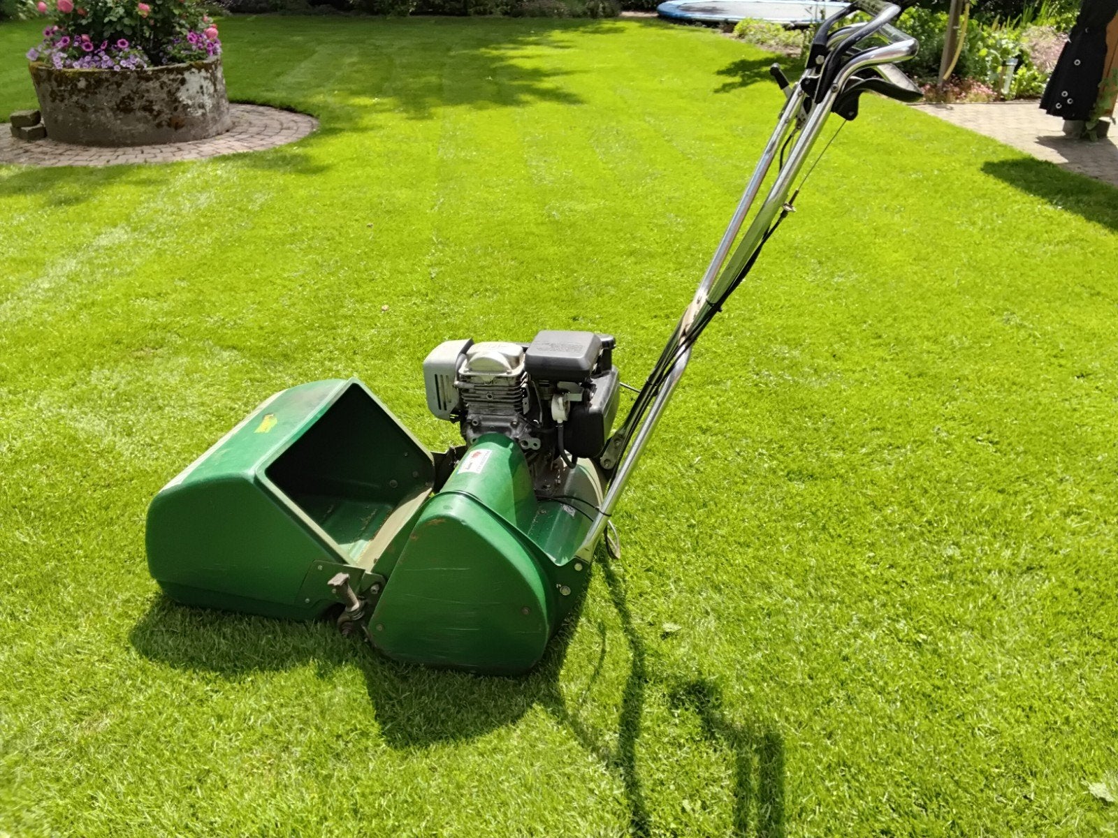 Benzine grasmaaier, Kooimesmaaier, Ophalen of Verzenden, Gebruikt, 50 cm of meer