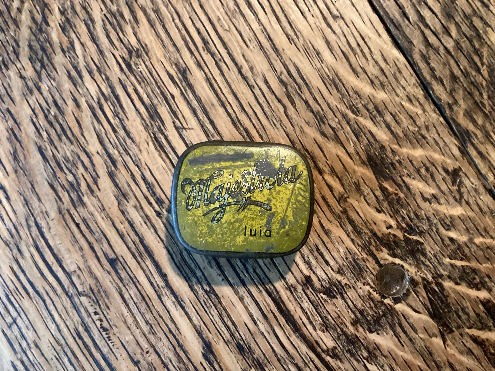 Vintage Majestola blikje met grammofoon naalden € 12, Ophalen of Verzenden