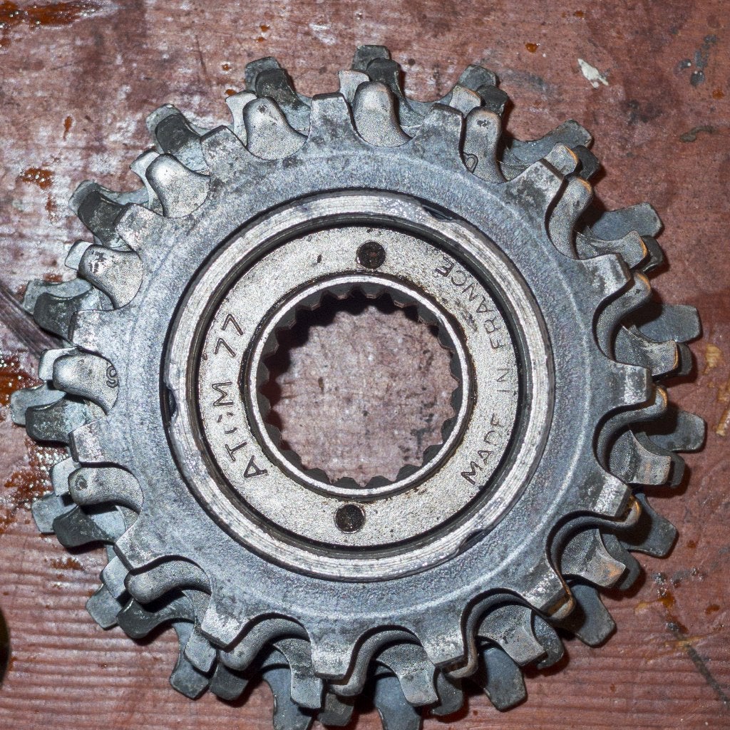 Atom pignon, 5 speed, Fietsen en Brommers, Gebruikt, Overige typen, Staal, Ophalen of Verzenden