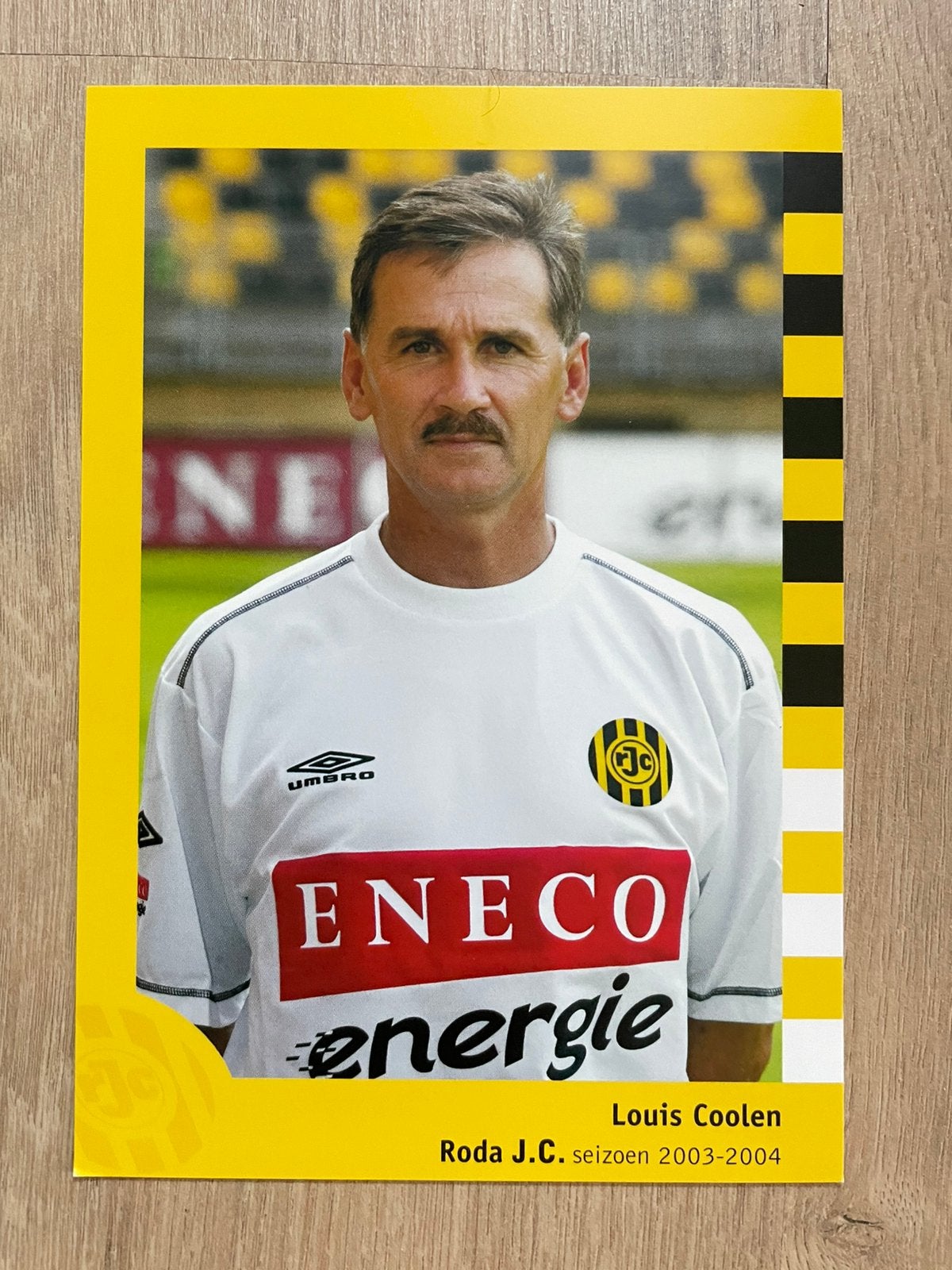 Fotokaart Louis Coolen (Roda JC , PSV)., Verzamelen, Sportartikelen en Voetbal, Ophalen of Verzenden, Nieuw, Roda JC, Spelerskaart