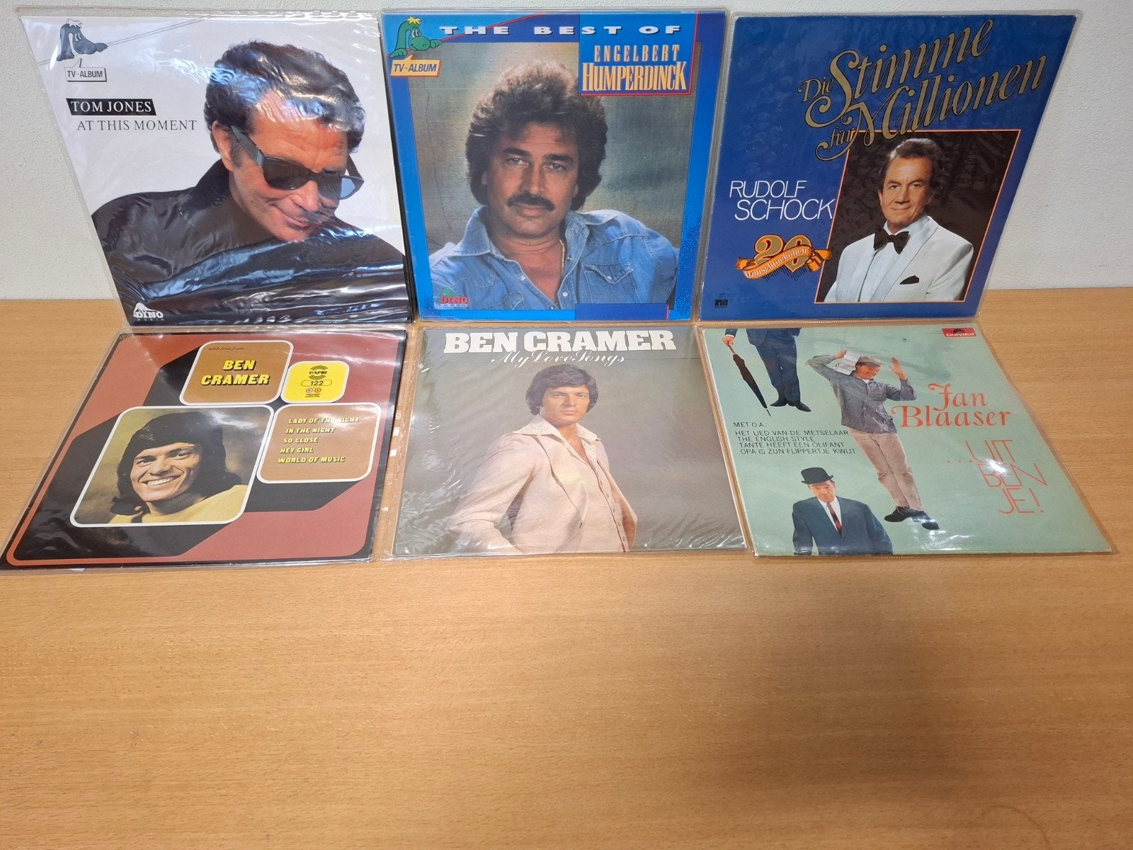 LP Tom Jones/Engelbert Humperdinck/Rudolf Schock/Ben Cramer, Ophalen, Gebruikt, Overige formaten, LP