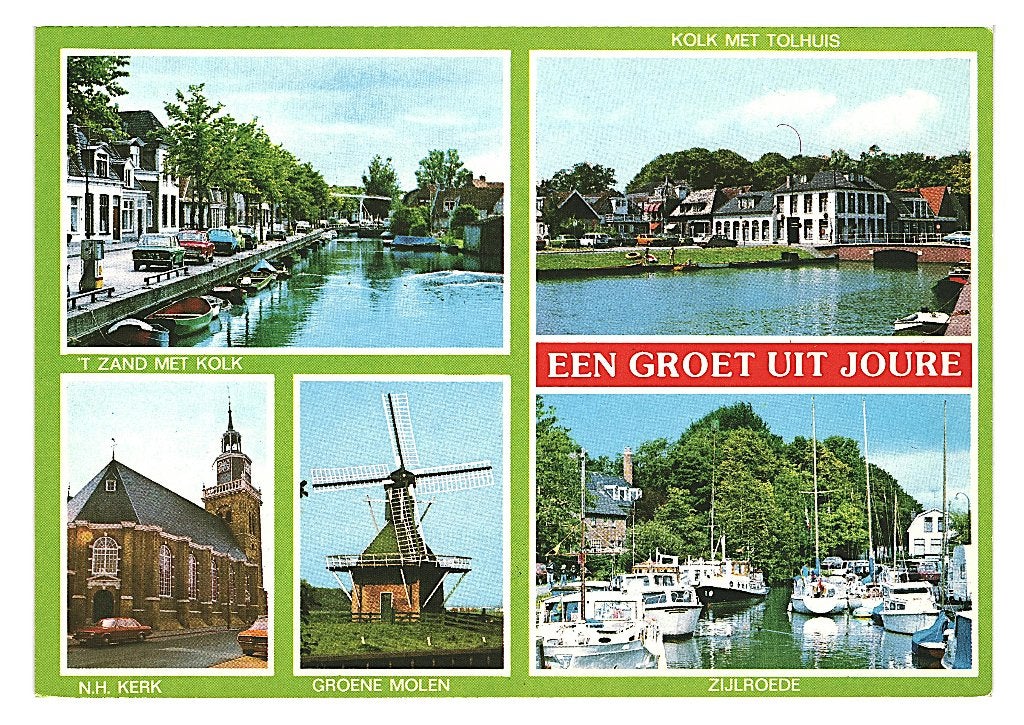 38330	Joure	483 Friesland	_Nette oude kaart Onbeschreven, Verzamelen, Ansichtkaarten | Nederland, Ophalen of Verzenden, 1980 tot heden