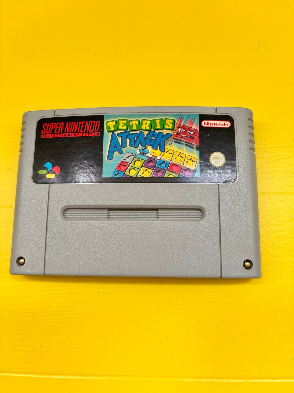 Tetris Attack - Super Nintendo Entertainment System, Spelcomputers en Games, Games | Nintendo Super NES, Puzzel en Educatief, Gebruikt