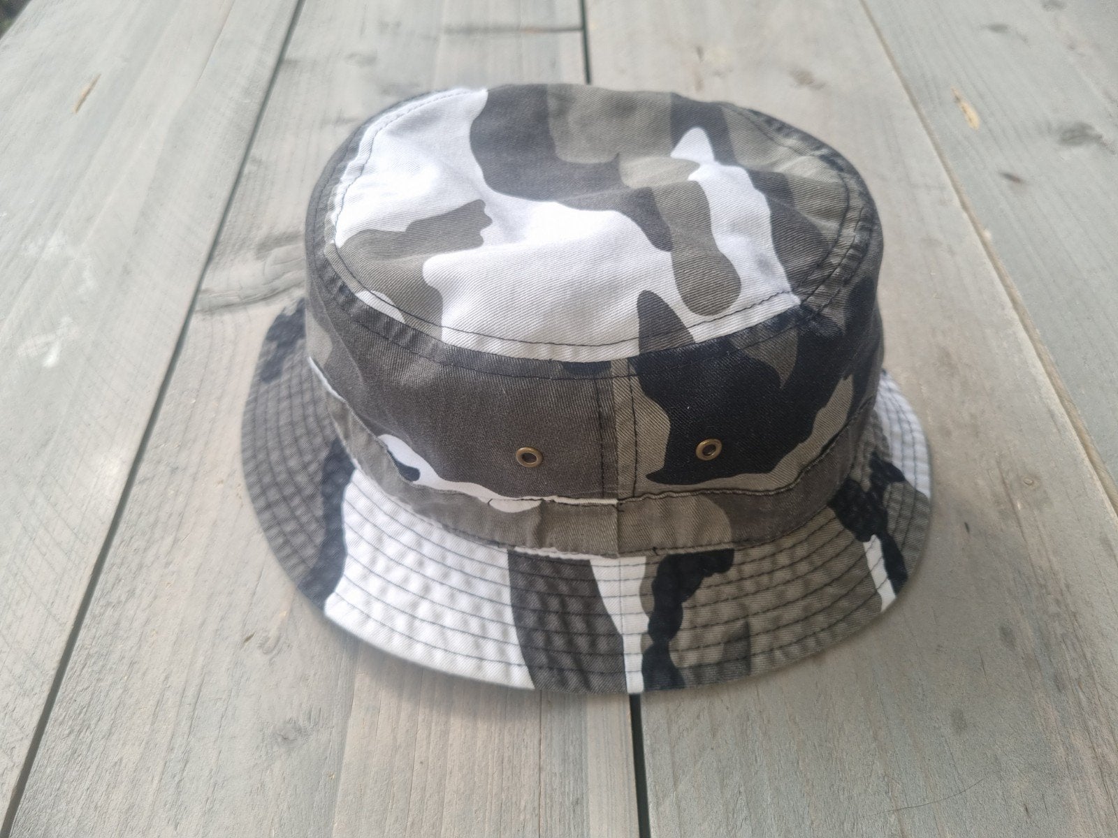 camouflage bucket hat, Stamion 100% katoen., Kleding | Heren, Hoeden en Petten, Hoed, Ophalen of Verzenden, VAVA, 57 cm (M, 7⅛ inch) of minder