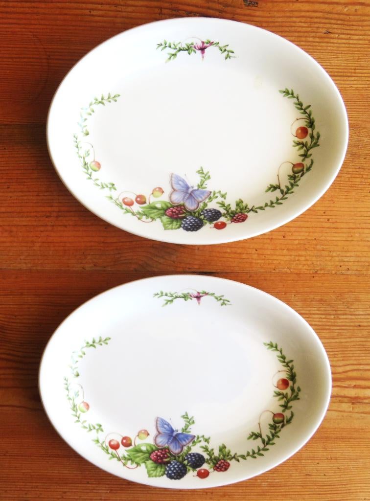 2x Vleeswarenschaaltje Marjolein Bastin Libelle Wedgewood, Ophalen of Verzenden, Zo goed als nieuw, Bord(en), Wedgwood