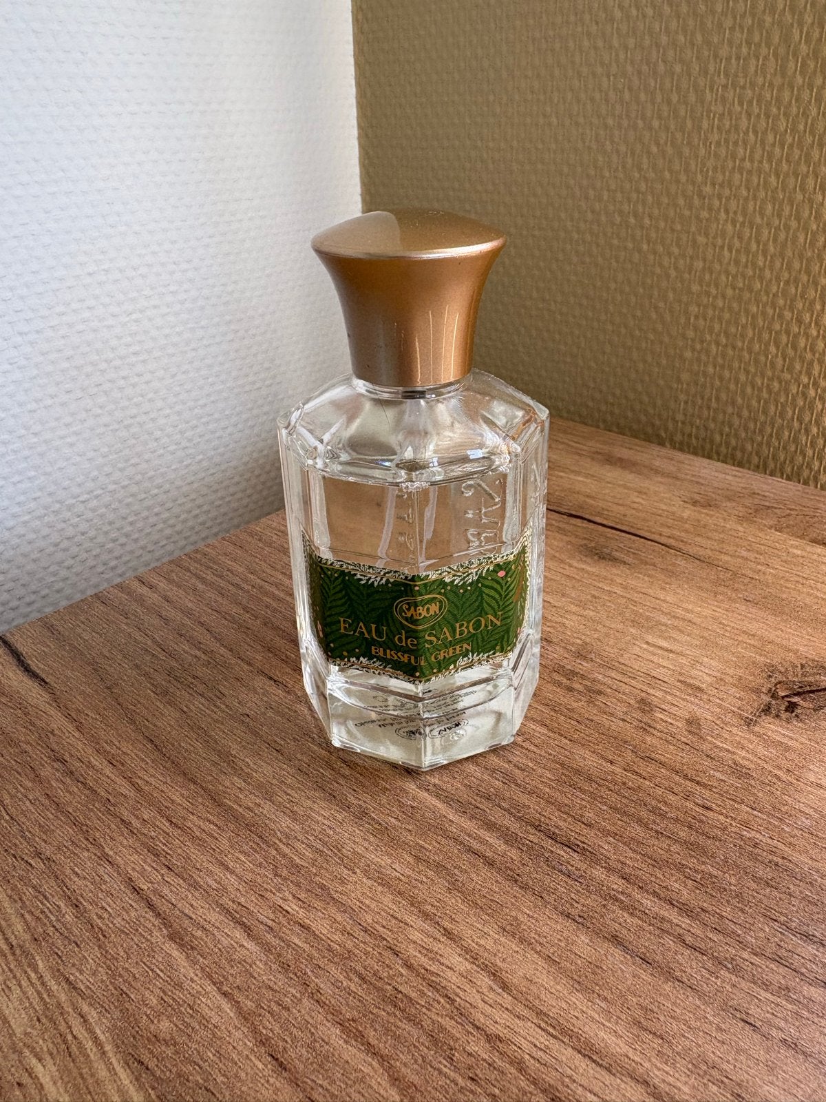 Sabon Eau de Sabon Blissful Green parfum, Ophalen of Verzenden, Zo goed als nieuw
