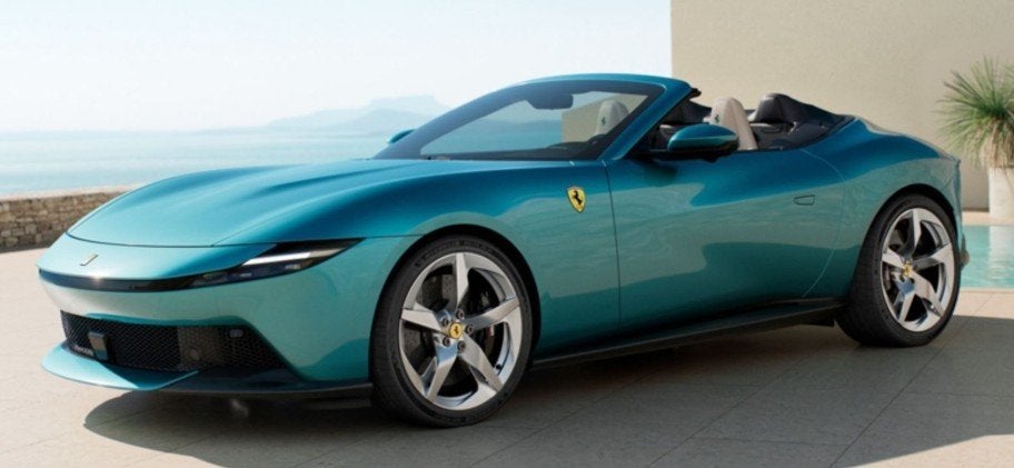 Ferrari Amalfi Spider Verde Costiera 1:18 P18281B BBR PRE-OR, Ophalen of Verzenden, Nieuw, Auto, Overige merken