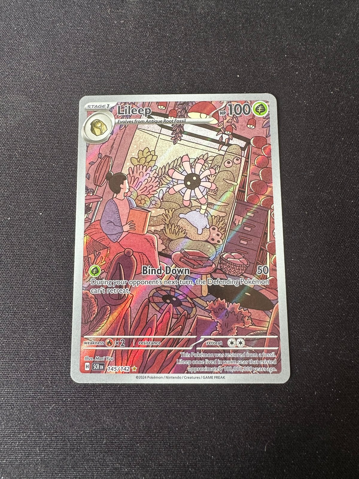 Lileep 145/142 Pokémon kaart - NM staat, Ophalen of Verzenden, Zo goed als nieuw, Losse kaart