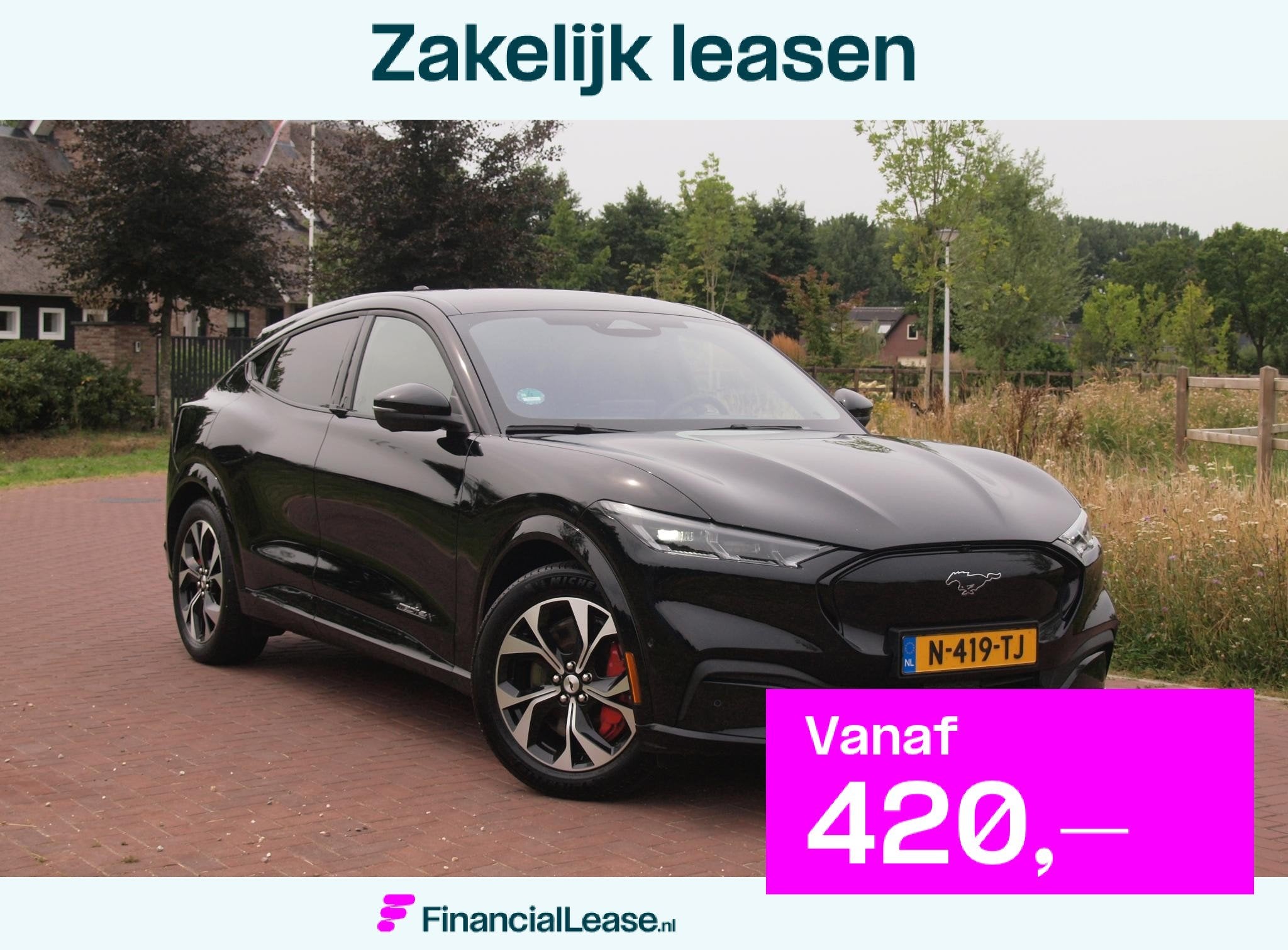 Ford Mustang Mach-E Extended AWD 98 kWh | SOH 93% | 360 Came, Automaat, Dealer onderhouden, 98 kWh, Gebruikt
