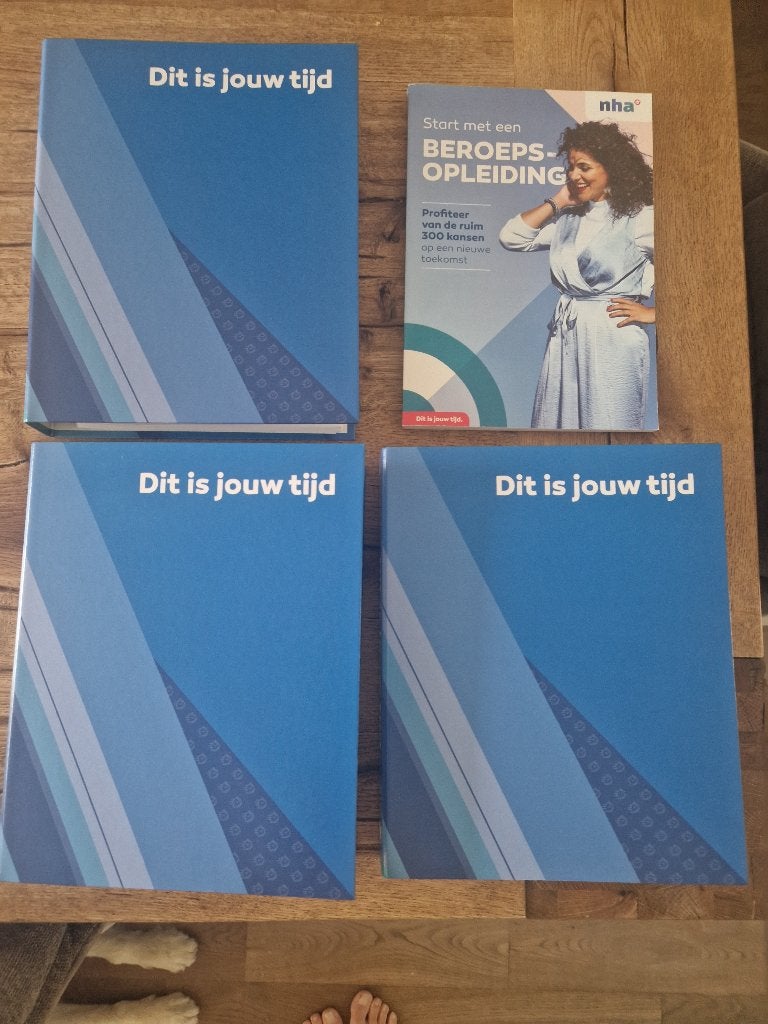 Leer Studie boeken Bouwkunde van NHA opleidingen, Boeken, Zo goed als nieuw, Diverse Auteurs, Beta, HBO