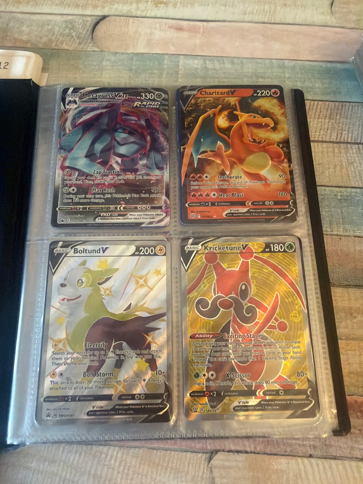 Pokémon Kaarten Collectie - V, VMAX, VSTAR, EX, Trainer, Ophalen of Verzenden, Zo goed als nieuw, Meerdere kaarten, Foil