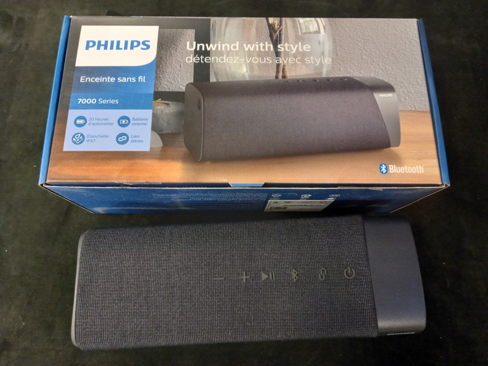 Philips TAS7505/00 Draadloze Bluetooth Speaker, Philips, Verzenden, Zo goed als nieuw, Draagbare speaker