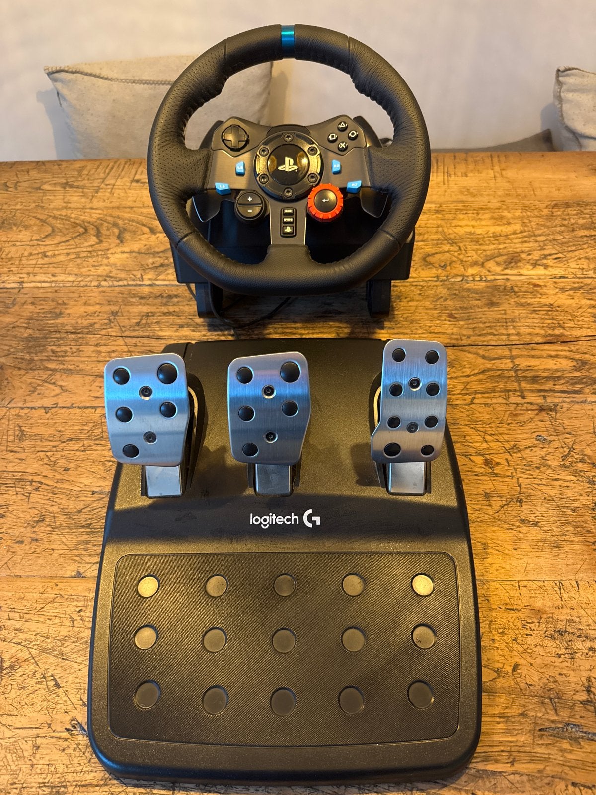 Logitech G29 Driving Force racestuur en pedalen, Spelcomputers en Games, Ophalen, Zo goed als nieuw, Stuur of Pedalen, PlayStation 4